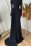 Full Sleeves Arabic Long Evening Dress