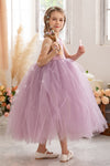 Light Purple Tulle Simple Pretty Little Girl Dress