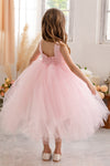 Pink Tulle Simple Pretty Little Girl Dress