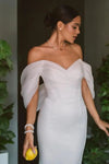 Sweetheart Mermaid Wedding Gown Off Shoulder Bridal Dress