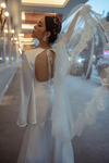 Ivory Butterfly Long Wedding Dress