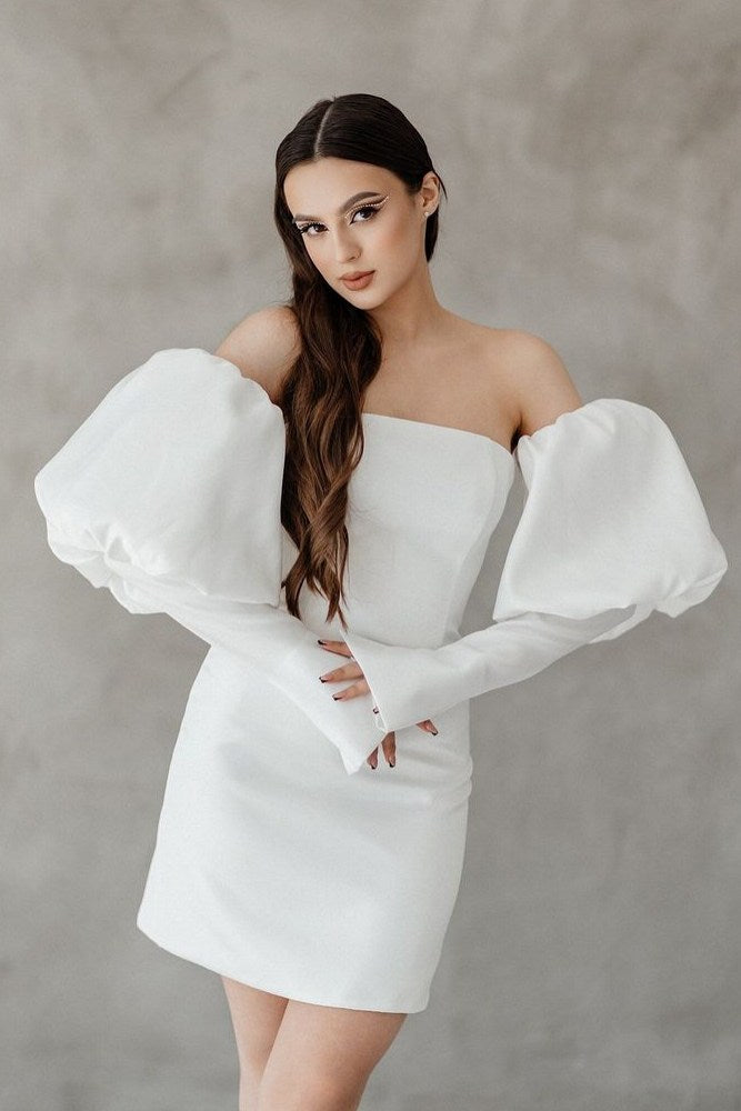 Slim Fit Wedding Detachable Sleeves Eyelash Lace – TANYA BRIDAL