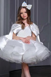 Satin Ball Gown Flower Girl Dress Pretty Party Gown