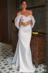 Elegant Sweetheart Mermaid Wedding Dress Off The Shoulder