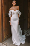 Elegant Sweetheart Mermaid Wedding Dress Off The Shoulder