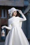 Modest Long Sleeves Muslim Wedding Bridal Gown