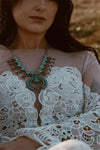 Mermaid Cutout Lace Boho Bridal Gowns Long Batwing Sleeves