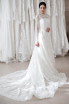 A Line Muslim Bridal Gown Robe De Mariee Bride Dresses