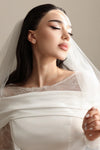 Simple Mermaid Wedding Dresses Robe De Marriage With Veil