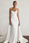 Modern Mermaid Front Slit Bridal Gowns