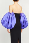 Satin Puffy Detachable Sleeves For Evening Dress