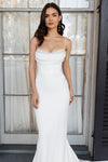 Soft Satin MermId Wedding Dresses Backless