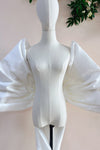 Taffeta Bow Cape For Wedding