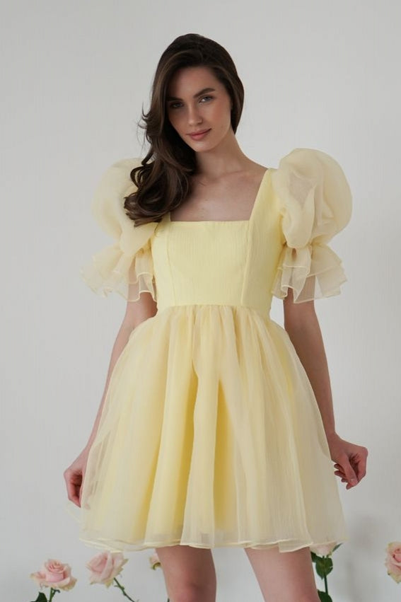 Simple Short Mini Party Dress Homecoming Gown