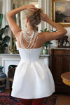 Short Wedding Dress With Bow Front