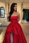 Red Long Prom Dress With Split