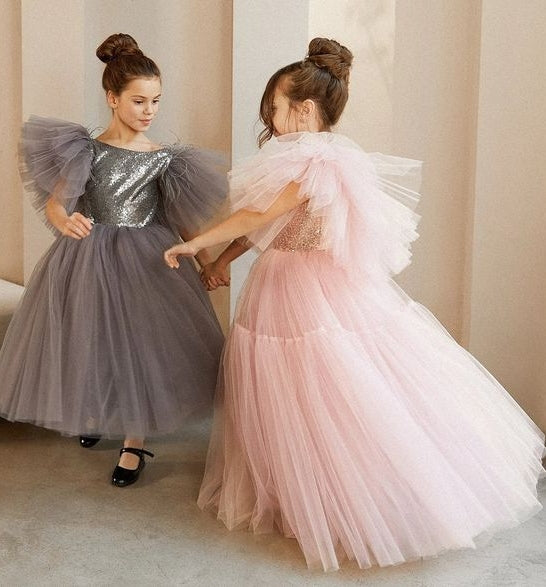Birthday Party Girls Special Occasion Tulle Dress
