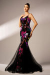 Mermaid Long Evening Dress Spaghetti Strap