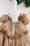 Shiny Organza Prom Cape  Puffy Fashion Cloak For Lady