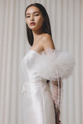 Puff Tulle Long Detachable Wedding Sleeves Chic DG199