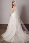 Mesh Wedding Dress With Removable Puff Sleeves Vestidos De Novia