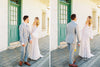 Flare Long Sleeve Lace Wedding Dresses Deep V-Neck A Line Open Back Engagement Noivas ZW420