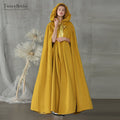 Wedding Cloak Bridal Cape Hooded Cloak